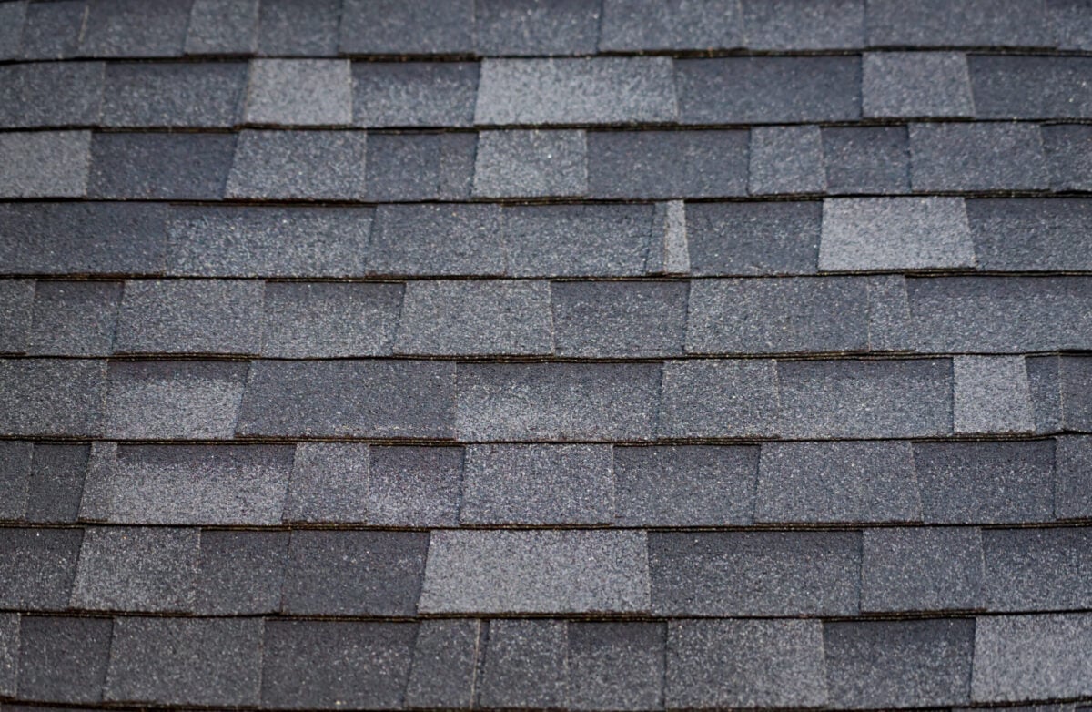 architectural shingles A pattern created by asphalt shingles on a roof.